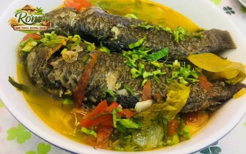 Canh Chua Cá Rô Đồng Đậm Vị Ở Rơm Ẩm Thực Đồng Quê