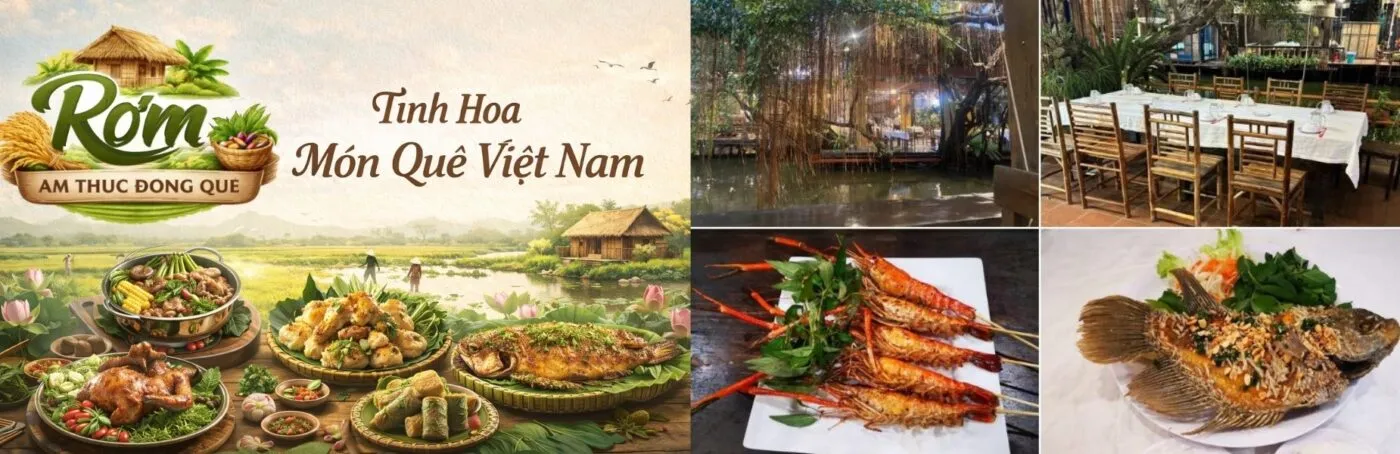 Rơm Ẩm Thực Đồng Quê – Nhà Hàng Món Quê Đậm Đà Hương Vị Việt